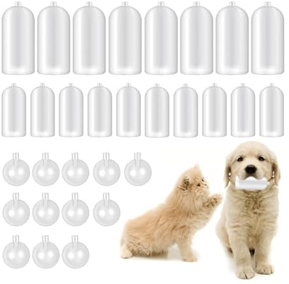 Dxmimer 30 Pack Large Replacement Squeakers for Dog Toys,Plastic Dog Toy Repair, DIY Pet Squeaker Inserts,3 Model