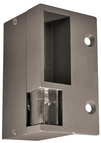 Gâche à rupture en applique gauche 90mm 12V DC + varistance - HERACLES - 10151I