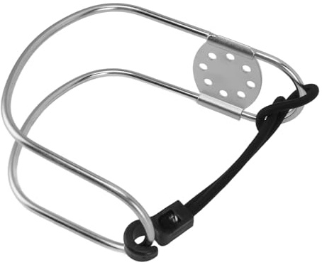 Akozon Yacht Life Buoy Holder, Stainless Steel Safety Lifebuoy Horseshoe Bracket, and -Resistant Marine Life Buoy Holder, Ideal Shipping and Sailing