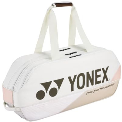 YONEX pro Tournament Bag Sand beige Sporttasche Beige - Rosa