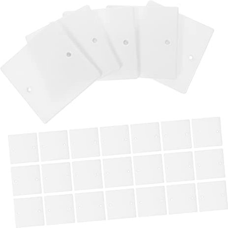 Zerodeko Deckenabdeckplatten 50 Stück Deckenloch-abdeckplatten -blindplatte Feuerfeste Abdeckung Für Schalttafeln