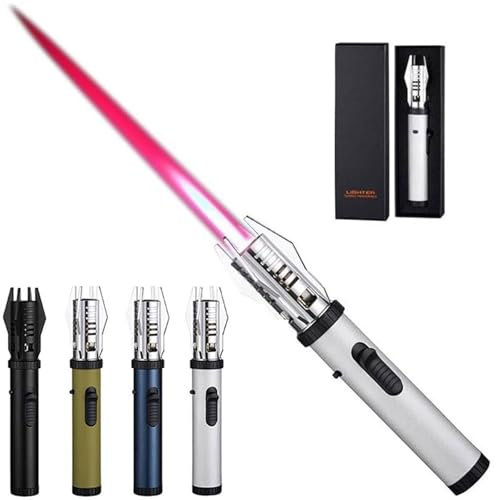 Torch Lighter，Butane Gas Lighter，Fireblaze electric lighter, fire blaze electric lighter, lightsaber lighter, rechargeable butane torch lighter, windproof gas lighter with adjustable flame size, suita