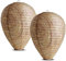 Lot de 2 pièges à guêpes factices - Répulsif à guêpes - Répulsif pour guêpes - Imperméable - Pour la maison et le jardin en plein air - Dissuasif - Repousse les abeilles à distance (2)