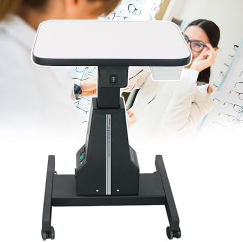 Tavolo elevatore per optometria, tavolo elevatore motorizzato per strumenti ottici, tavolo da lavoro per optometrista elettrico, tavolo da lavoro professionale per negozi di occhiali con cassetto, n