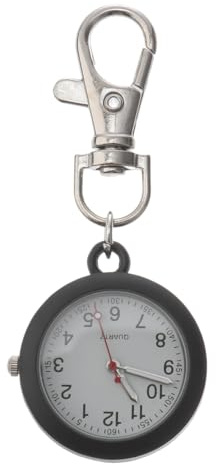 ULTECHNOVO 1 Stück Taschenuhr Zum Anklipsen – Krankenschwesteruhren Für Damen Tragbare Badge-Uhr Unisex-Digitaluhr Zum