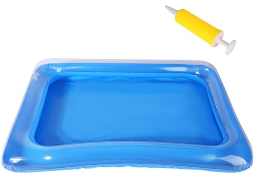 Inflatable Pool Foot Bath Basin – Compact Foot Bath Tub | Portable Wash Basins for Beach | Pool Feet Bathh | Soaking Basin Suitable for Sand Rinse, Camping, and Outdoor Feet Cleaning