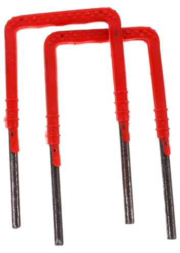 DIYEAH 2 Piezas Escalera de Pozo Resistente Peldaños de Plástico y Acero Soporte Estable para y Pozos de Agua Fácil Instalación Uso Múltiple Construcción y Mantenimiento