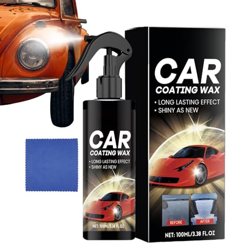 Car Coating Spray | Hydrophobic Protection Long Lasting Fluid 100ml - Car Coating Agent Spray,for Family Home Outdoor Parking Vehicle Garage Travel Automotive Trim Truck SUV