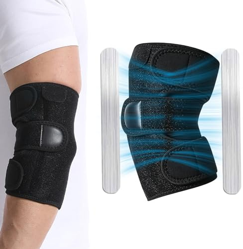 Cubital Tunnel Elbow Splint, Elbow Brace, Adjustable Elbow Support for Ulnar Nerve Relief, Elbow Splint Ulnar Nerve Night, Stable Elbow Joint Protection During Sleep and Daily Activities, Unisex Desig