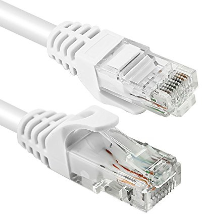 VulTech TAAU200-UTP-WH Cavo di Rete 20m | CAT.6 Ethernet Gigabit Lan (RJ45) | 10/100/1000Mbit/s | Cavo Patch | UTP | Compatibile con CAT.5 / CAT.5e / CAT.7 | 24 AWG | Bianco