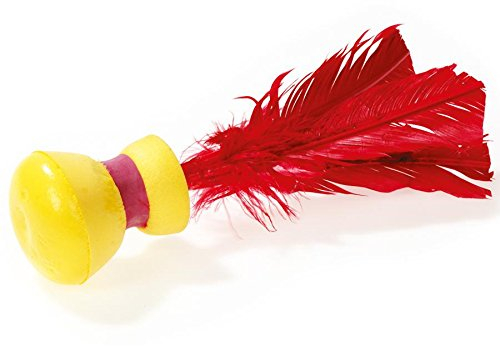 Indiaca Play, Wurfspiel, Handfederball, Wurfball mit Federn, 30 g