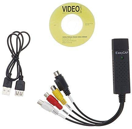 USB2.0 Audio/Video grabber VHS Video adapter TV DVD Capture Card Aduio AV Adapter for compatible computer Windows 10 7 32 64bit