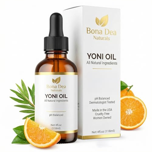 Desodorante femenino natural El Original de Bona Dea Naturals | Aceite íntimo para el yoni que alivia el ardor, el mal olor y la sequedad vaginal | Recarga de 118 ml