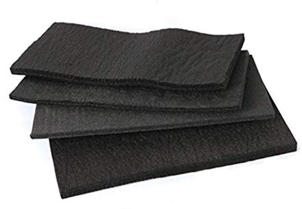 SOFIALXC Manta protectora de fieltro de carbono de alta temperatura, 5 mm x 100 x 100 mm