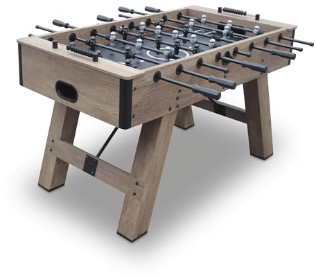 Hathaway Braxton 55-in Competition Foosball Table, Arcade Table Soccer, Perfect for Family Game or Recreation Rooms, Includes (2) 36-mm ABS Foosballs and Built in Ball Returns