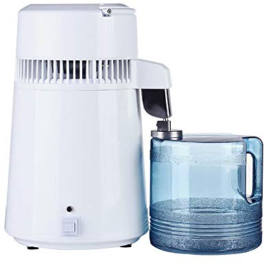 LMEIL Brocca di plastica dell'Acciaio Inossidabile dell'attrezzatura del depuratore di distillazione Dentale della Macchina distillata Acqua Pura del Filtro dal distillatore dell'Acqua 4L