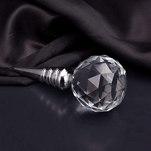 Kristall Flaschenverschluss Flaschenstopper Weinstopper (Klar)