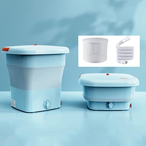 11.5L Lavatrice Portatile per La Casa con essiccatore centrifuga,lavatrice portatile pulizia ad ultrasuoni con sterilizzazione a luce blu,per Campeggio calze intimo per Viaggi in Casa, Appartamenti