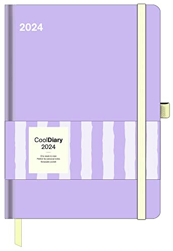 Lavender 2024 - Diary - Buchkalender - Taschenkalender - 16x22: Cool Diary