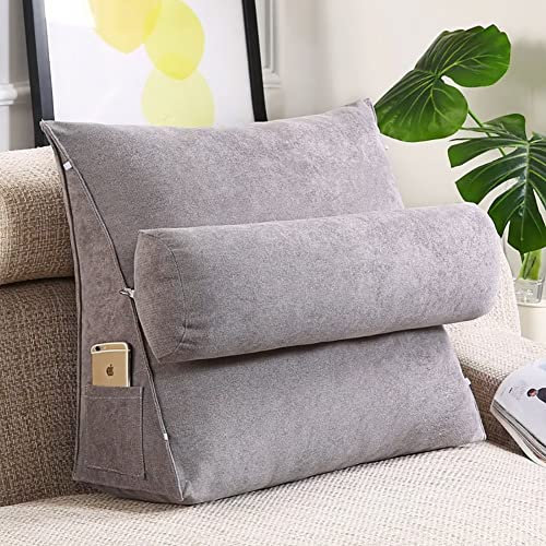 TEmkIn Cuscino Triangolare Regolabile con Cuneo con Cuscino a Mezzaluna di Alta qualità Set di Cuscini a Cuneo per Letto Ortopedico Cuscino Inclinato