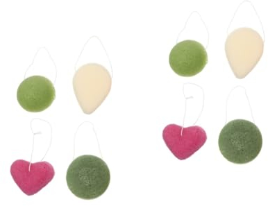 FRCOLOR 8stücke Gesichtsreinigungsschwämme Peeling Und Reinigungsschwämme Für Sanfte Gesichtsreinigung Zufällige Farben Für Make-up-entfernung Und Hautpflege
