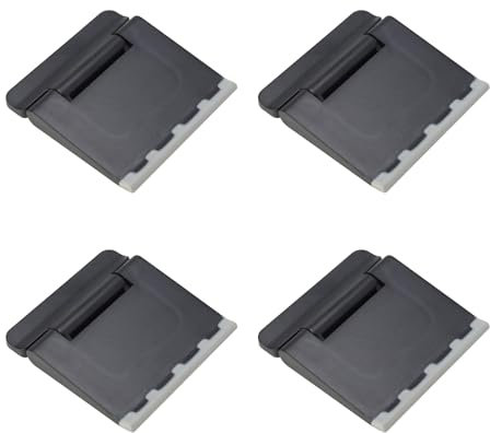 Create idea 4PCS Riser per Tastiera per Computer Portatile 50.5x48x7.5mm Mini Supporto per Laptop per Scrivania Tastiera per Computer Supporto per Tablet Riser Accessori per Laptop Nero