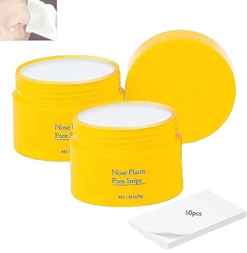 Luelle Pore Strips,Luelle Blackhead Remover,Black head Remover Peel off Mask,Luelle Deep Cleansing Pore Strips,Nose Plants Pore Cleanser Purifying Face Mask for Nose & Face (2 pcs)