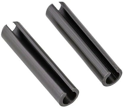 Perni a Molla M1.5-M4 Perni cilindrici Elastici Aperti Perni di Tensione con Fessura Acciaio al Carbonio zincato Nero(M1.5x8)