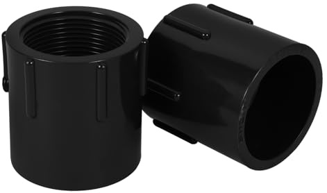 Toyvian 2pièces Raccord PVC Adaptateur De Valve Femelle Connecteur pour Tuyauterie Eau Raccord Eau PVC