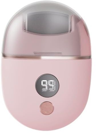 Removedor eléctrico de callos de pies, rojo, dispositivo inalámbrico para alisar los pies, eléctrica con rodillos intercambiables e indicador de batería LED para eliminación de piel