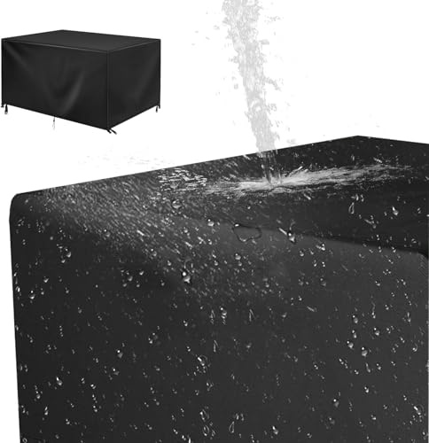 Fundas para muebles de jardín, Funda Mesa Exterior Impermeable, 500x400x95cm/LxWxH Rectangular Cubierta para Muebles de Jardin Tela Oxford 420D Anti Viento Anti UV Funda Protectora Mesa Exterior