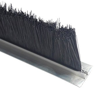 Bürstendichtung 100cm Alu-T-Profil Zugluftstopper Fliegendichtung Rolladendichtung