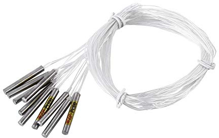 PT100 Sonde, 10 Stücke PT100 Platinum Resister Wasserdichte Temperatursensor-Temperaturfühler für Temperaturregler