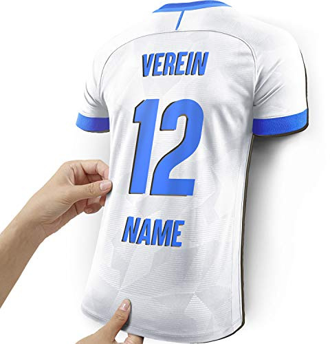 Elbeffekt Trikotlampe für Duisburg Fans aus Holz - personalisierbares Geschenk - schenke dein individuellen Duisburg Fanartikel aus Echtholz