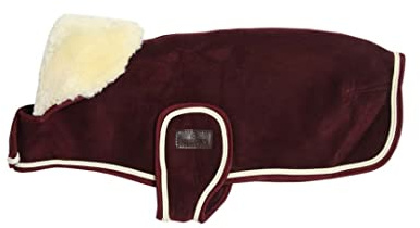Kentucky Dogwear Heavy Fleece Hundemantel, Größe:L, Farbe:Bordeaux