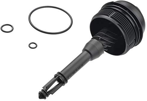 A-Premium Oil Filter Housing Cap Assembly Compatible with Mercedes-Benz C300 2015-2019, C350e 2016-2018, E300, CLA250, GLA250, GLC300, GLC350e, B250, Metris, SLC300, SLK300, 2.0L, Replace# 2701800438