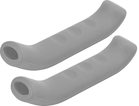 SUNGOOYUE Copri Leva per Manubrio del Freno della Bicicletta, 1 Paio di Manicotti del Manico del Freno per Bici in Silicone Copri-leva del Freno per Bici da Strada (Grigio)