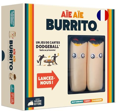 ASMODEE | Exploding Kittens | ES | Aie Aie Burrito |7+ | Exploding Kittens