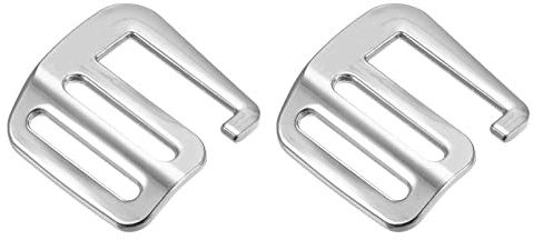 sourcing map Metall Schnallen Gurtband G-Haken Schiebeschnalle Verstellbare Schnallen für DIY Handgemachte Rucksack Taschen Gürtel