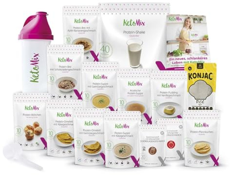 KetoMix Ketogene Diät für 4 Wochen | 140 Portionen, 5 057 g