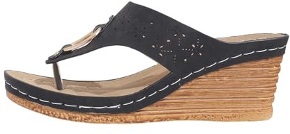 Sandalias para mujer con tacón, sandalias de plataforma con cuña, sandalias de cuña, sandalias romanas, zapatos de verano, plataforma, sandalias antideslizantes, zapatos para casa, zapatos de playa,