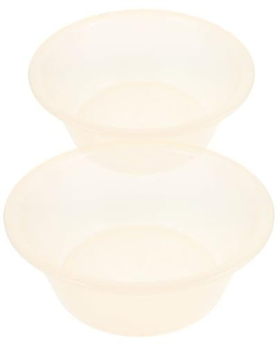 Healeved 2piezas Lavabo De Plástico Transparente Para Pediluvio Para Remojo De Pies y Limpieza Facial Casa o Spa