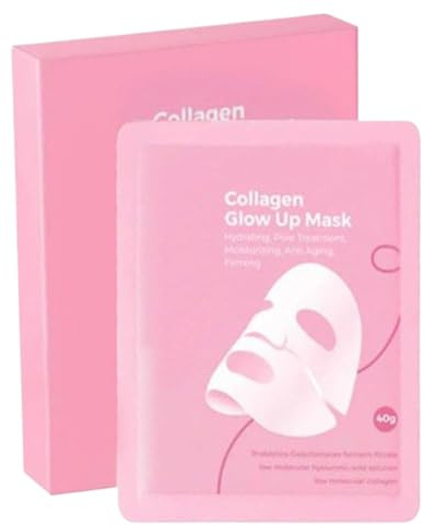 Fuktgivande Ansiktsmask 4 Delars Skönhetsset För Glöd | Återfuktande Ansiktsmasker för Lyft Effekt Sömnögonspa Nackmask Haka Spa Nattbehandling För Hals Ögon Haka