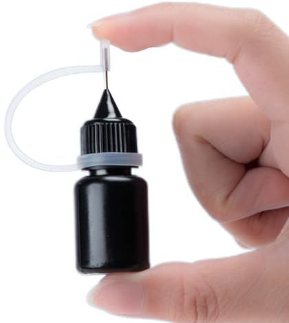 Protoence Roller-Stempel Tinten-Nachfüllungen,5ml Datenschutz Rollstempel Schwarze Tinte | Identitätsschutz Informationsblocker Zubehör für Kontoauszüge Postsendungen Postkarten Steuerinformationen