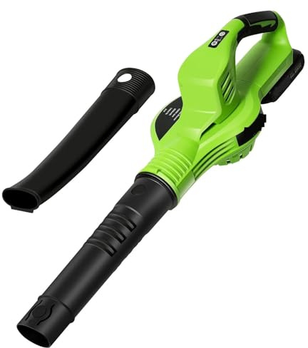 Soffiatore d'aria, Soffiatore elettrico senza fili da 3000 W, soffiatore for foglie, spazzaneve, aspiratore for polvere, velocità regolabili, utensili elettrici giardino