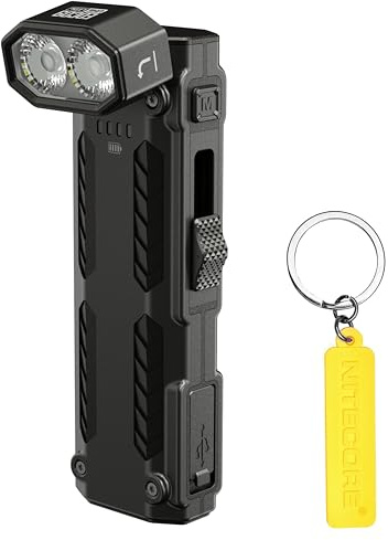 Nitecore EDC09 High CRl Trois Températures de Couleur Angle Réglable EDC Lampe de Poche