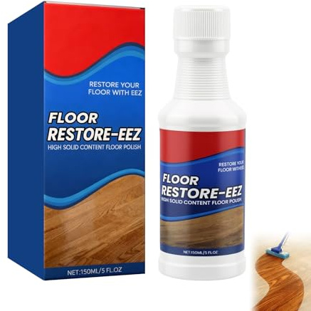 Renovador de Parquet Brillante 150 ml, Renovador de Suelos para Madera, Laminado y Vinilo, Repara Arañazos, Protege y Proporciona un Brillo Duradero