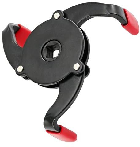 Xevinas Ölfilterschlüssel Set, Verstellbarer Ölfilter Schlüssel, 3-Klau Demontagewerkzeug, 12-Zoll Ölfilterzange & 1/2 auf 3/8 Adapter – Ölfilter Werkzeug für Auto, Motorrad & ATVs (B)