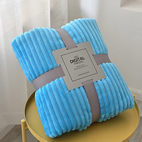 Kuschelige Bettdecken für Sofas leichte Umarmen Plüsch Heimtextilien geeignet weiche Betten Decke (A, One Size)