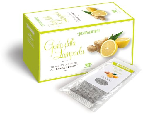 Regina di Fiori, Tisana Genio della Lampada Limone e Zenzero, 15 Filtri